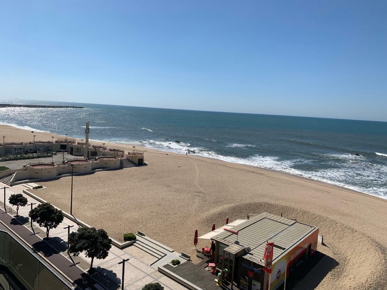 Front Beach Apartment Póvoa de Varzim Buitenkant foto